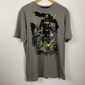 NIKE LeBron James Dri FIT Game Over Graphic T Shirt Large‎ Boys
